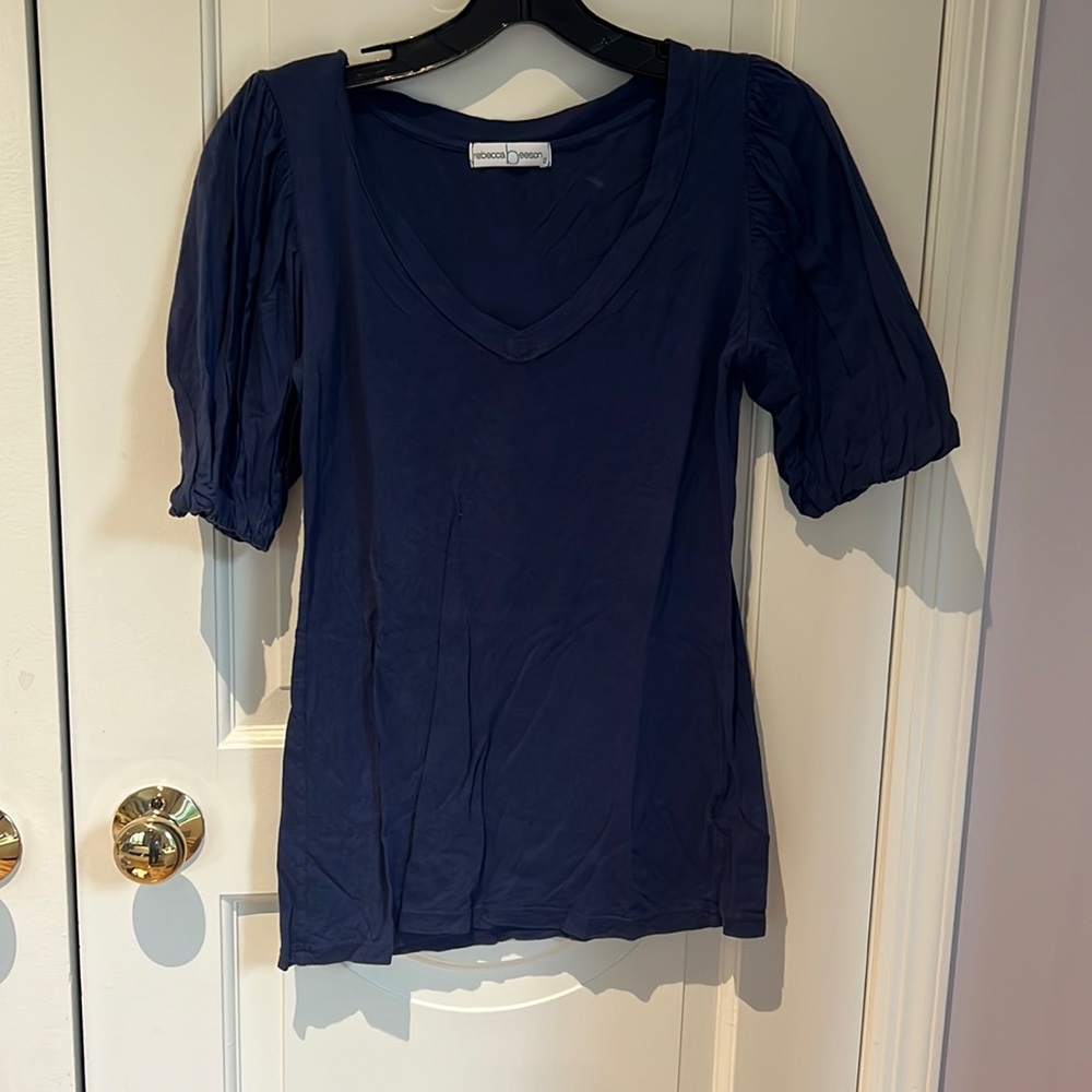 Rebecca Beeson Navy Blue Top Size 2